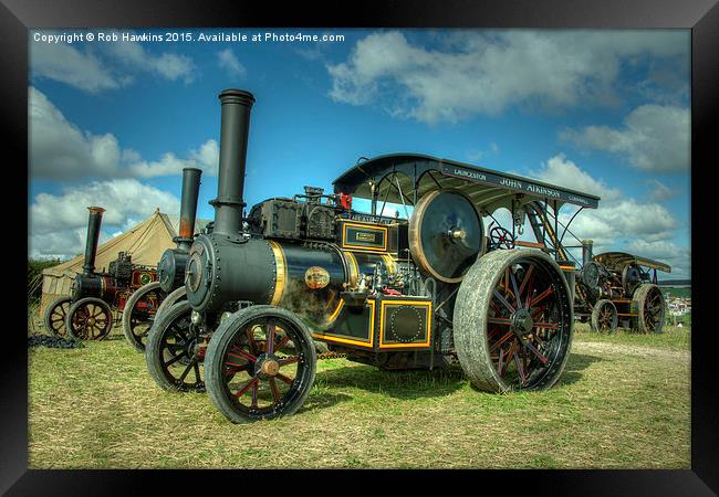  Dorset Steam  Framed Print by Rob Hawkins