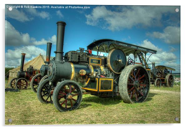  Dorset Steam  Acrylic by Rob Hawkins