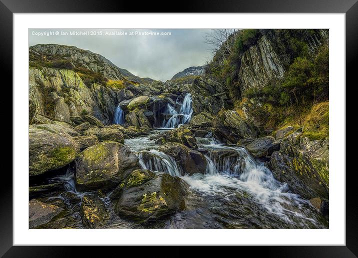  The Hidden Waterfall Framed Mounted Print by Ian Mitchell