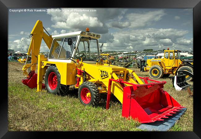  JCB  Framed Print by Rob Hawkins