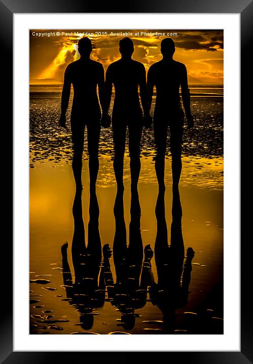 Three Iron Men Framed Mounted Print by Paul Madden