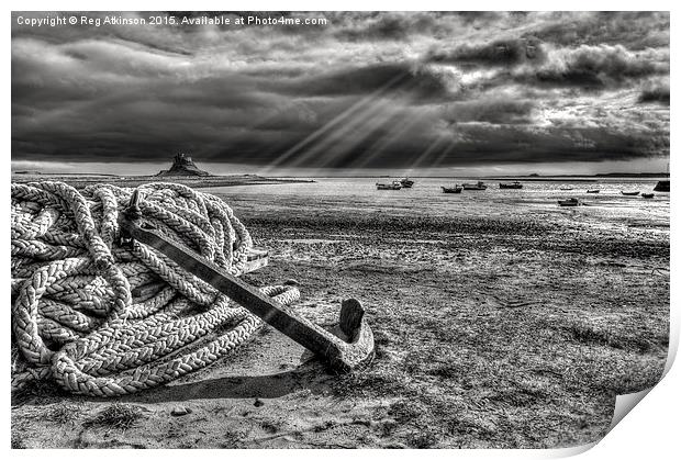  Lindisfarne Print by Reg K Atkinson