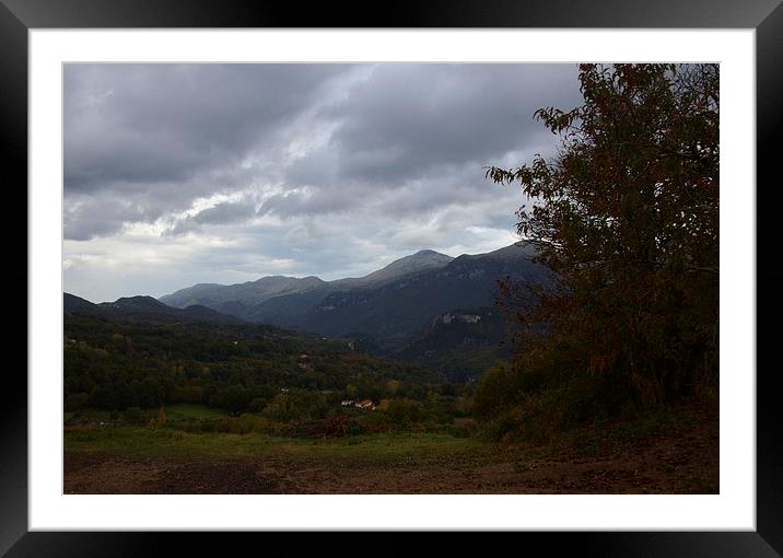  The Pollino National Park Framed Mounted Print by Malcolm Snook