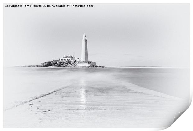  Dreaming about St Mary's Lighthouse Print by Tom Hibberd