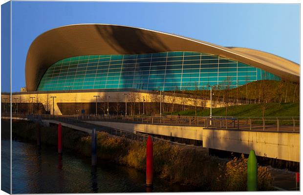 Aquatic Centre Olympic Park Canvas Print by David French