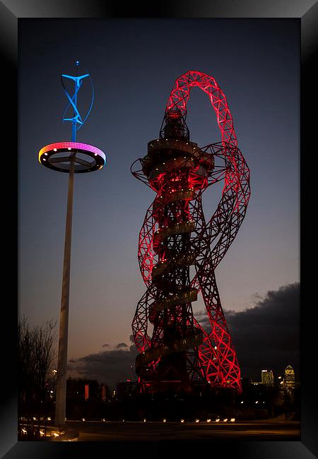 The ArceorMittal Orbit  Framed Print by David French