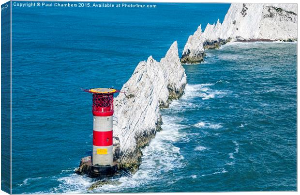  The Needles Canvas Print by Paul Chambers
