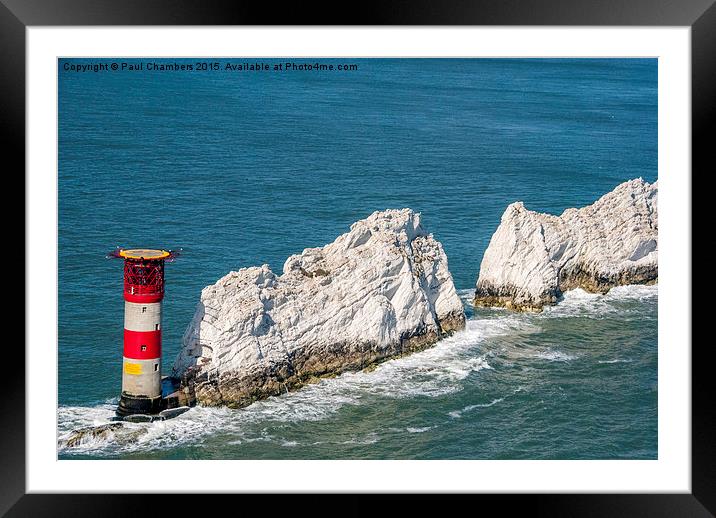  The Needles Lighthouse Framed Mounted Print by Paul Chambers