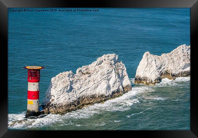  The Needles Lighthouse Framed Print by Paul Chambers