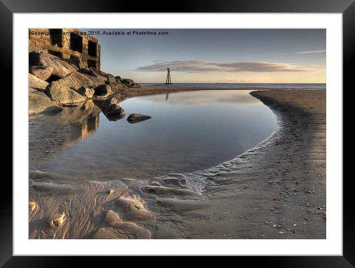  Low Tide - Rye Harbour Framed Mounted Print by Tony Sharp LRPS CPAGB