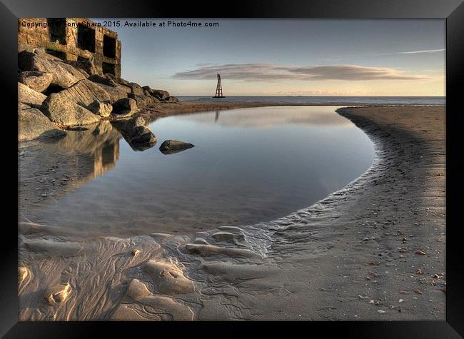  Low Tide - Rye Harbour Framed Print by Tony Sharp LRPS CPAGB