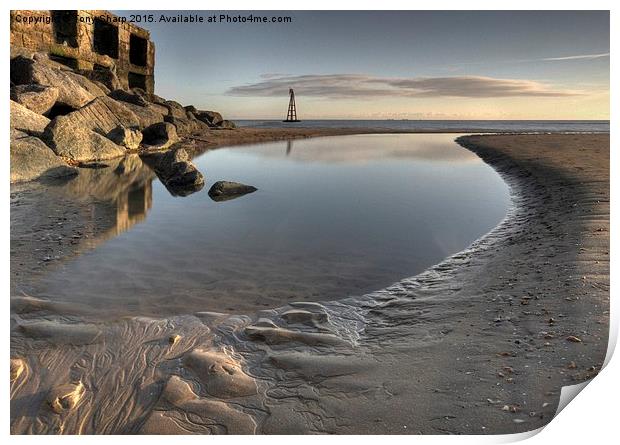  Low Tide - Rye Harbour Print by Tony Sharp LRPS CPAGB