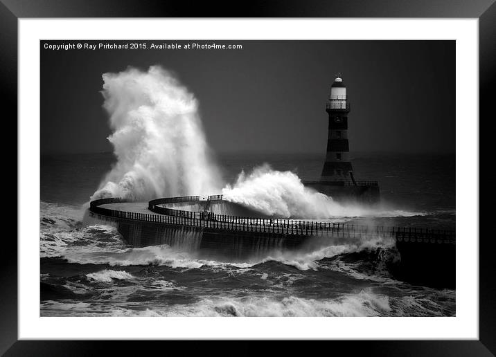 Moody Roker Framed Mounted Print by Ray Pritchard