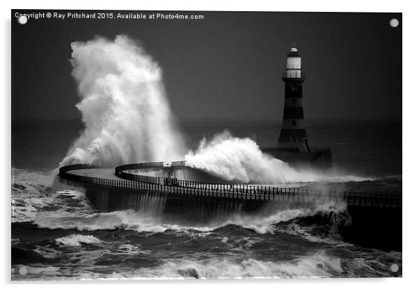 Moody Roker Acrylic by Ray Pritchard