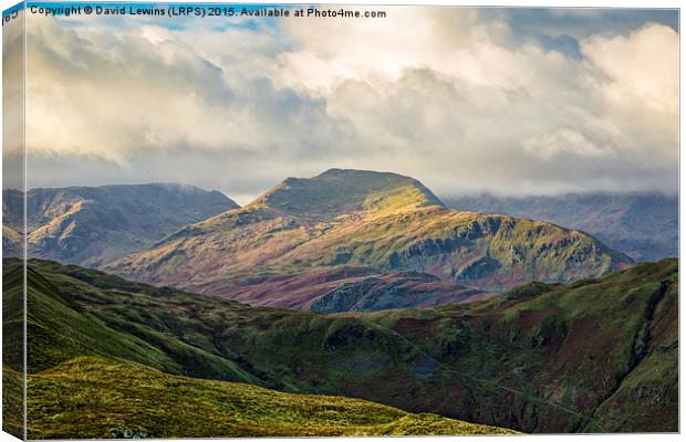 St. Sunday Crag - Patterdale, Ullswater Canvas Print by David Lewins (LRPS)