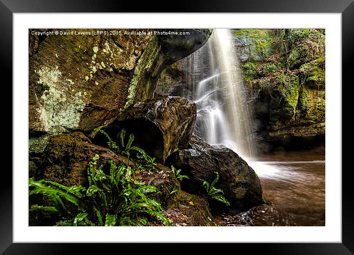 Routin Linn - Northumberland Framed Mounted Print by David Lewins (LRPS)