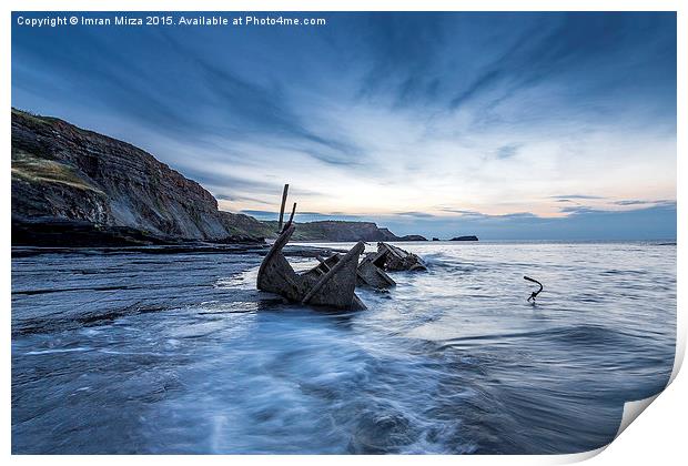  Admiral  Von Tromp Wreck, Saltwick Bay Print by Imran Mirza