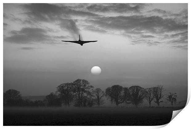 And finally: Vulcan farewell sunset flypast  Print by Gary Eason