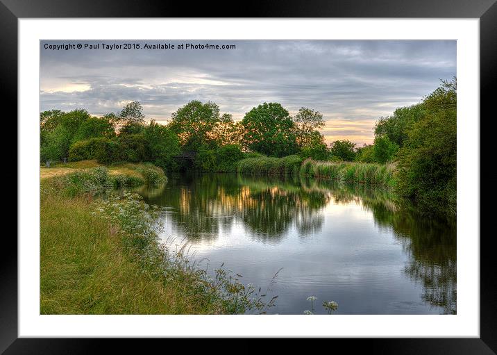 Afternoon Stroll Framed Mounted Print by Paul Taylor