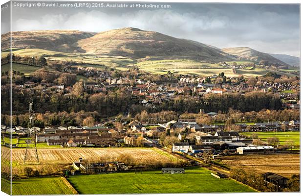 Wooler Northumberland Canvas Print by David Lewins (LRPS)