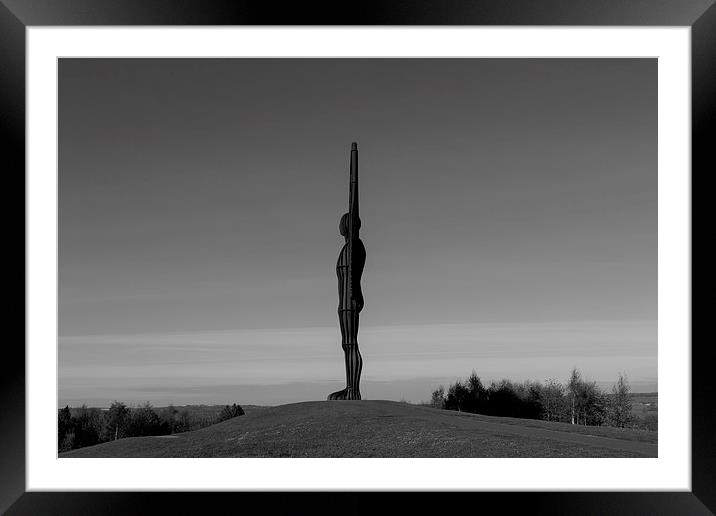  Angel of the North Framed Mounted Print by Northeast Images