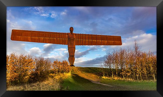 Angel of the North Framed Print by Kevin Tate
