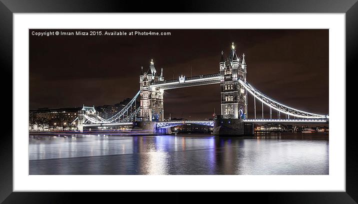  Tower Bridge, London Framed Mounted Print by Imran Mirza