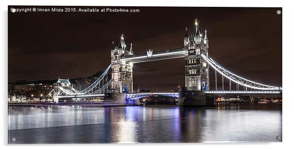  Tower Bridge, London Acrylic by Imran Mirza