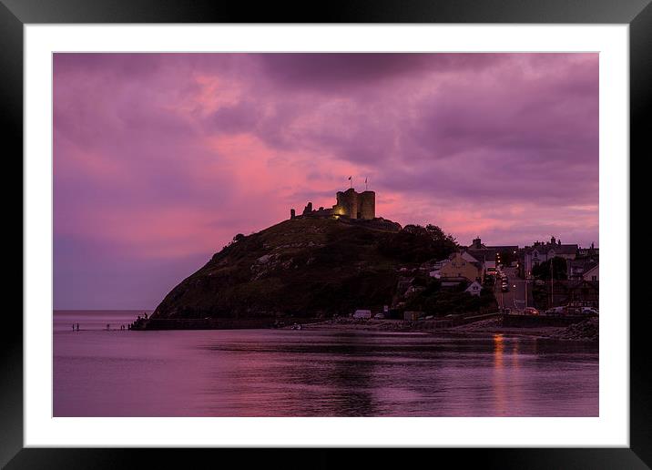 Sunset in Criccieth Framed Mounted Print by Thomas Schaeffer