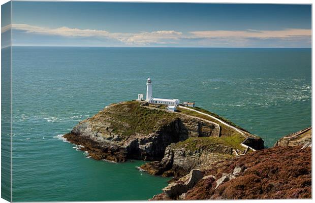 South Stack lighthouse Canvas Print by Thomas Schaeffer