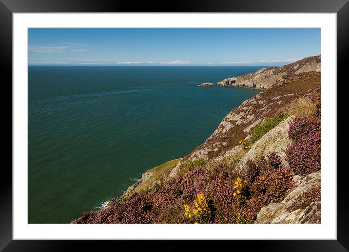 South Stack Framed Mounted Print by Thomas Schaeffer