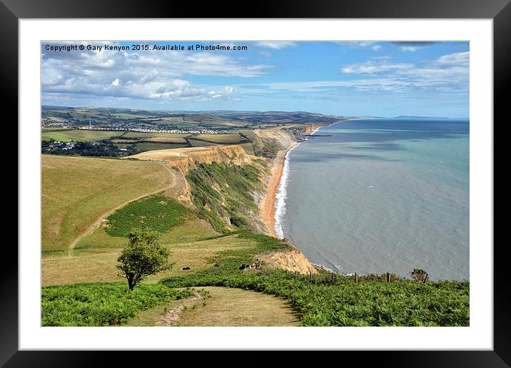 Dorset Views From Thorncombe Beacon Framed Mounted Print by Gary Kenyon