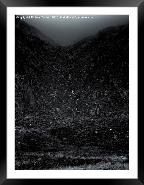  From The Void Framed Mounted Print by Richard Baldwin