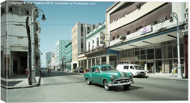  Havana Pontiac Canvas Print by Rob Hawkins