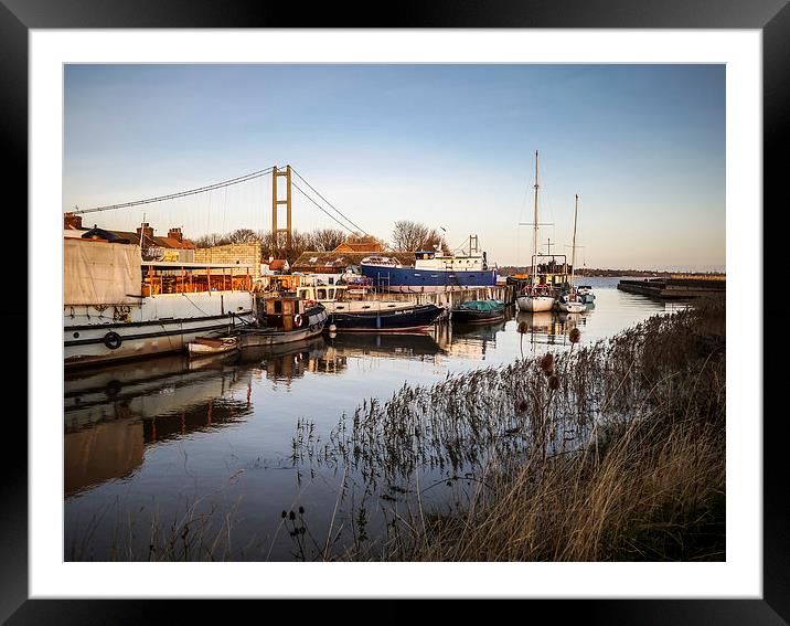 The Mighty Humber Framed Mounted Print by P D