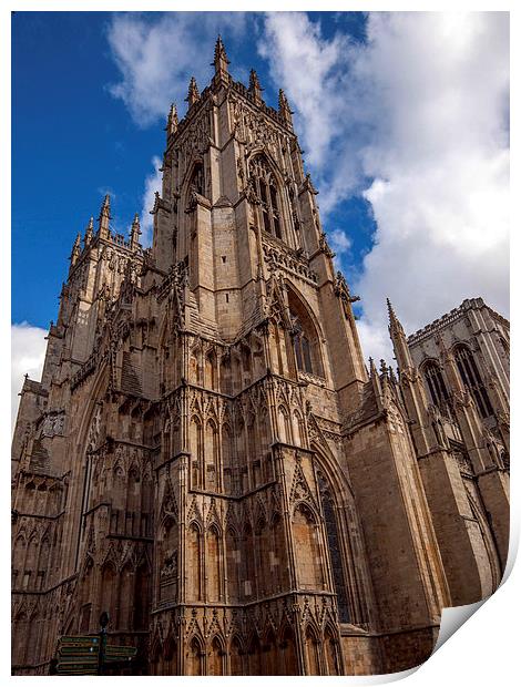 York Minster Print by Victor Burnside