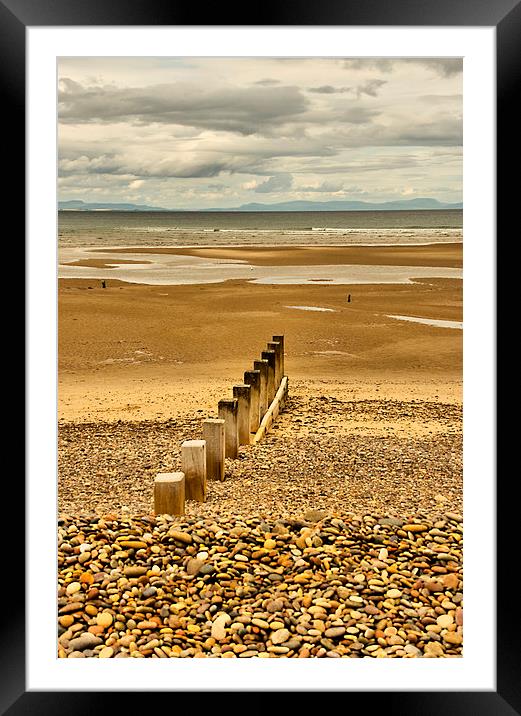  Findhorn Beach Framed Mounted Print by Jacqi Elmslie