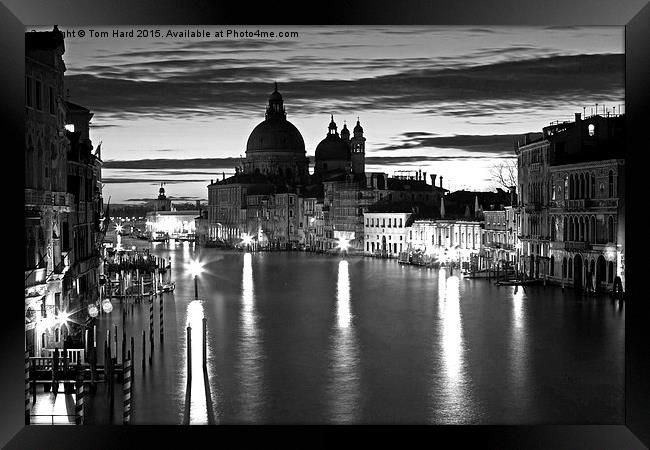  Venice Morning Framed Print by Tom Hard