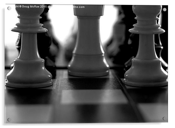  chess Acrylic by Doug McRae