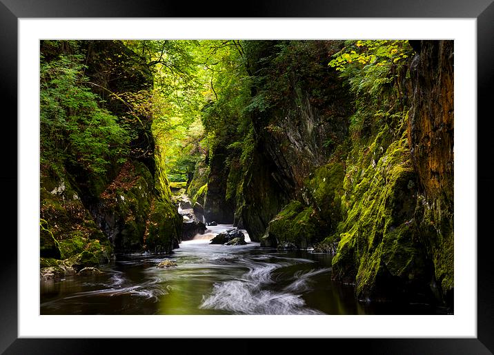  Fairy Glen, North Wales Framed Mounted Print by Andrew Kearton