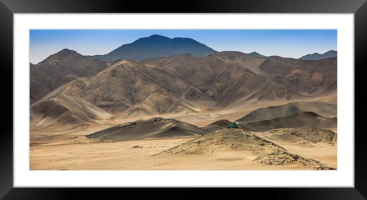  Extreme Camping Framed Mounted Print by Tony Sharp LRPS CPAGB