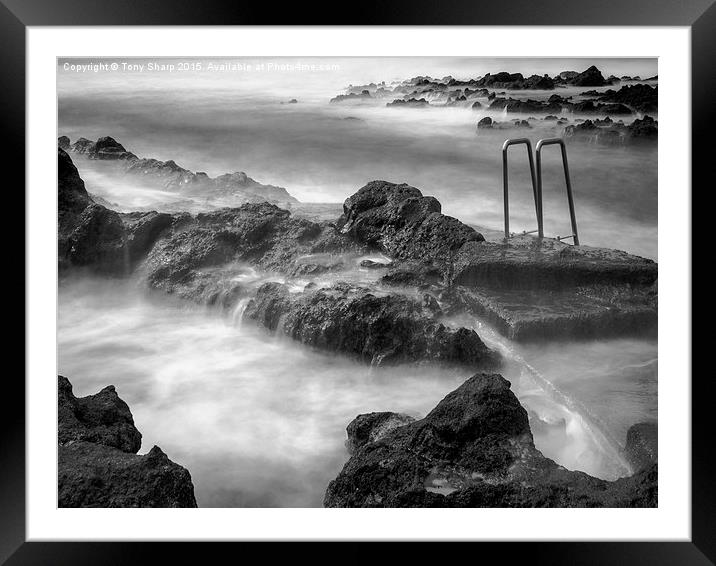  Unlikely Bathing Place Framed Mounted Print by Tony Sharp LRPS CPAGB