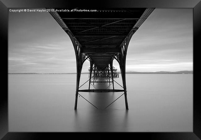  Clevedon Pier Framed Print by David Haylor