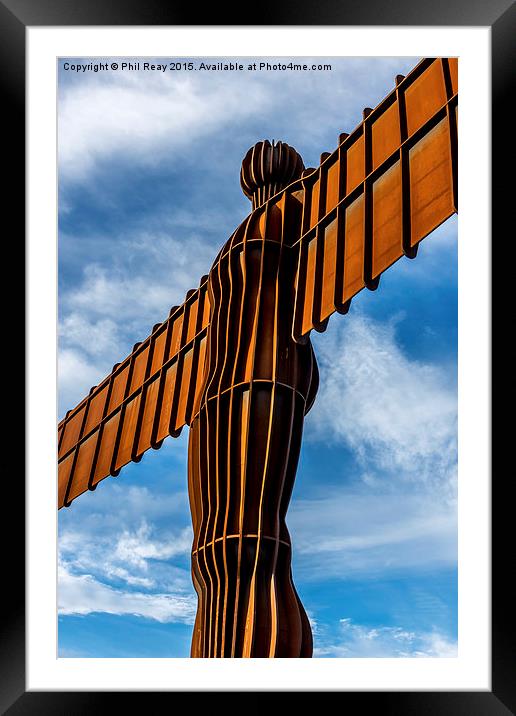  The Gateshead Angel Framed Mounted Print by Phil Reay