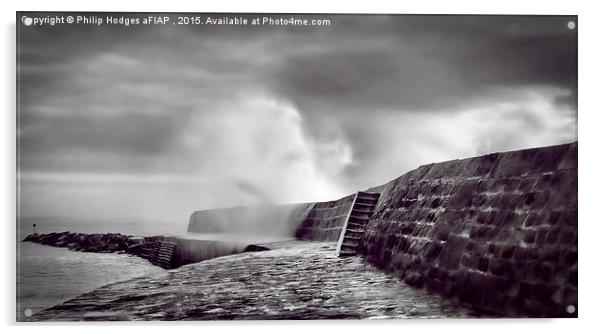  Storm Over The Cobb Acrylic by Philip Hodges aFIAP ,