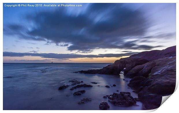  Cullercoats Bay Print by Phil Reay