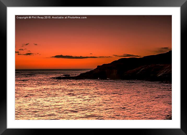  Cullercoats Bay (3) Framed Mounted Print by Phil Reay