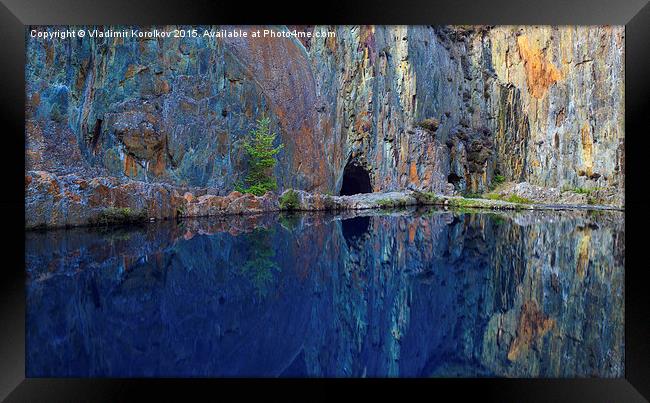  Blue Lagoon Framed Print by Vladimir Korolkov