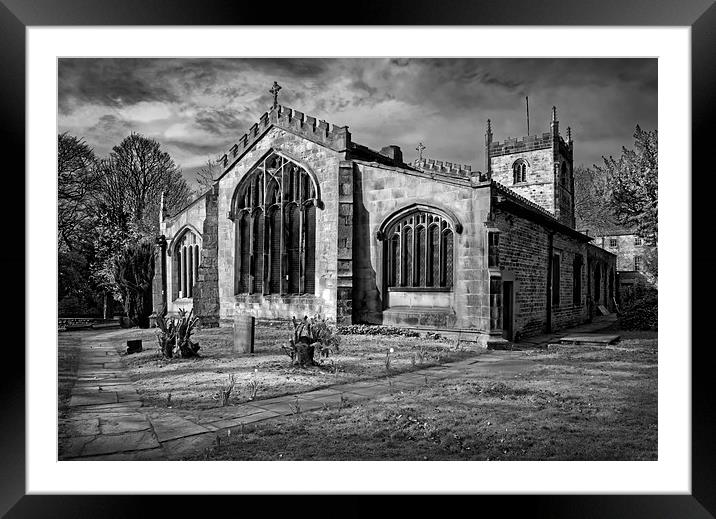 St James Church, Norton, Sheffield  Framed Mounted Print by Darren Galpin