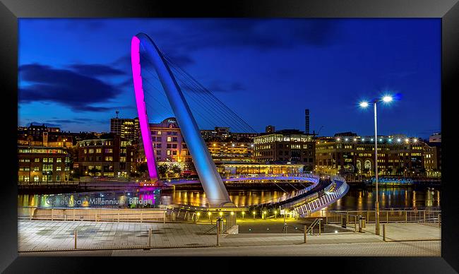 Newcastle Millennium Framed Print by Kevin Tate